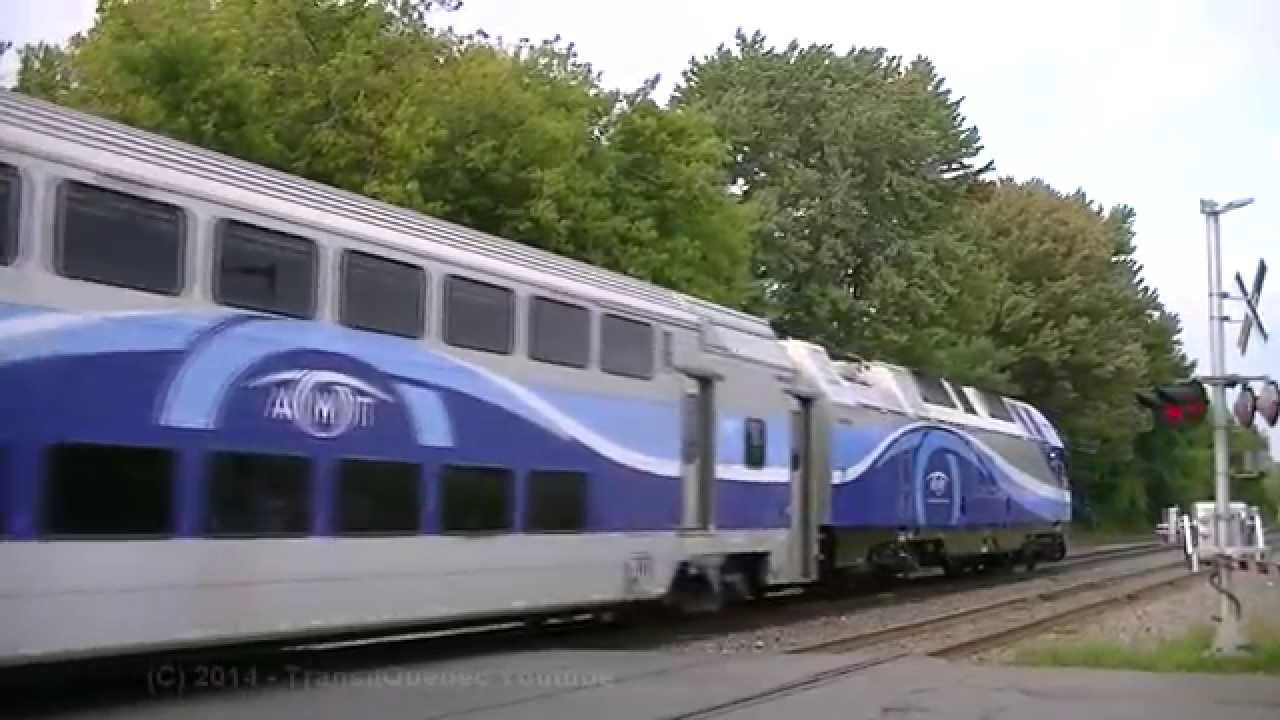 HD Train #103 - AMT - Montreal Ouest Action - Compilation
