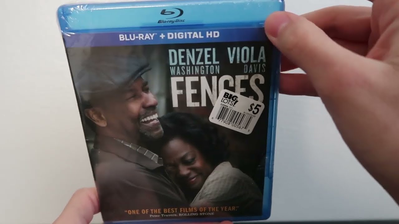Fences Blu-ray Unboxing (One Shot)