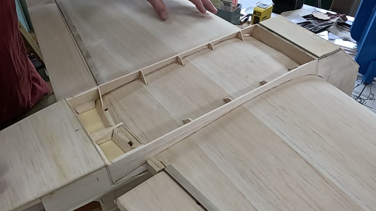 DR-107 One Design RC plane build, Update #15a, Building the belly pan