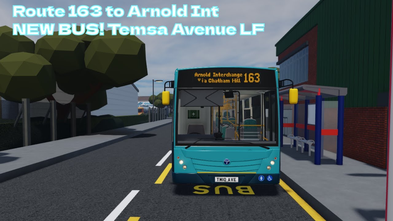 ROBLOX Bathwick Town | NEW BUS! Temsa Ave LF | Route 163