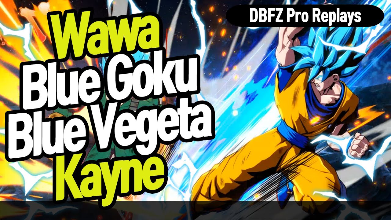 【DBFZ】 Wawa Blue Goku vs Kayne Blue Vegeta 【DBFZ Pro Replays】