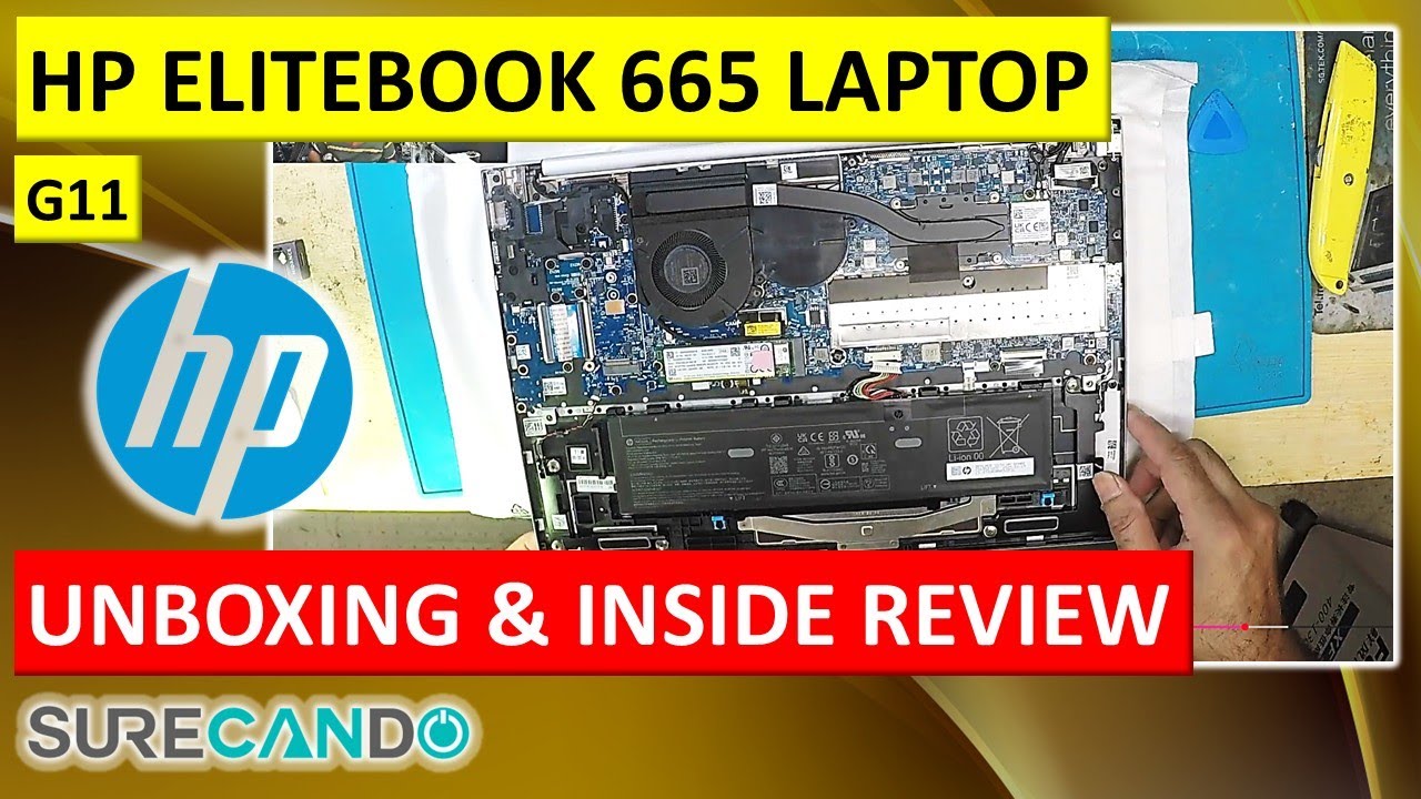 HP EliteBook G11 665: что внутри? Распаковка и подробный обзор материнской платы.