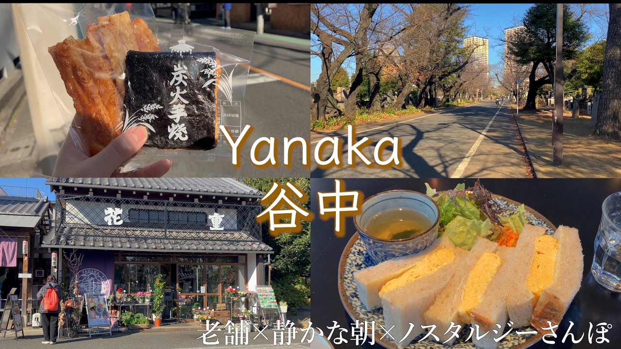 【谷中】モーニング&老舗巡りでタイムスリップさんぽ|カヤバ珈琲|嵯峨の家|花重|谷中霊園