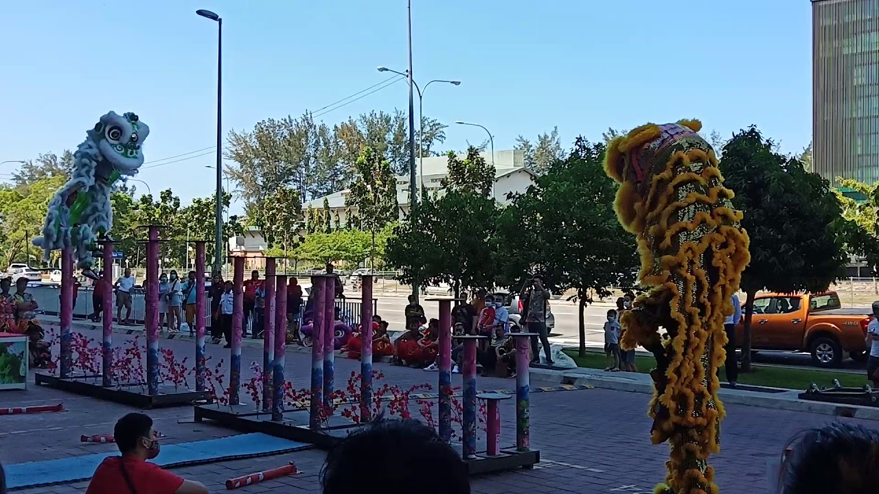 Yick Nam Inanam Sabah,Malaysia Lion dance 2020