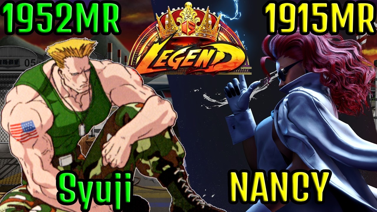 🔥 STREET FIGHTER 6 ➥ Syuji シュウジ (GUILE ガイル) VS. NANCY (C.Viper クリムゾン・ヴァイパ) LEGEND Ranks 🔥