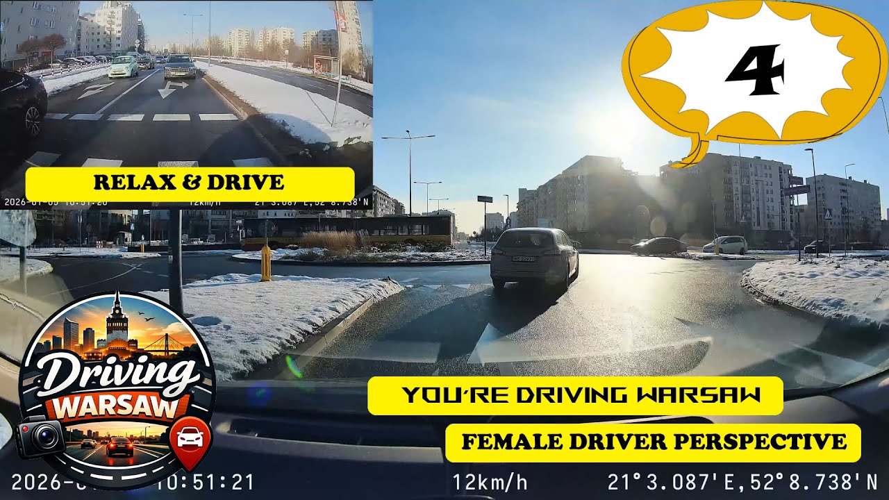 Driving in Warsaw - Odcinek 4 - Słoneczny poniedziałek