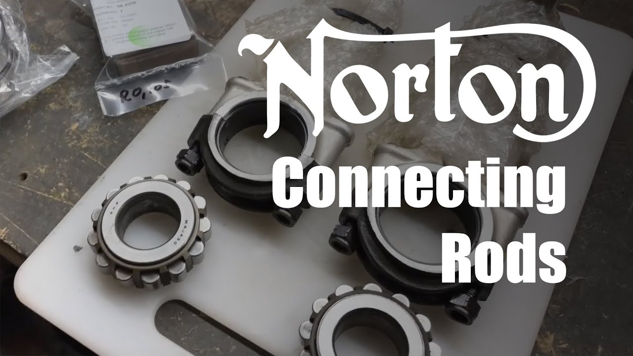 1972 Norton Commando Combat Rebuild (2) - fitting new crankshaft bearings & condrods