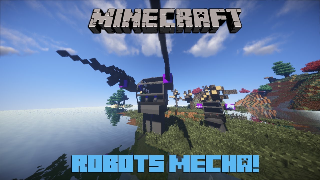 Robots con Armas Gigantes! | [Minecraft Mod Review]