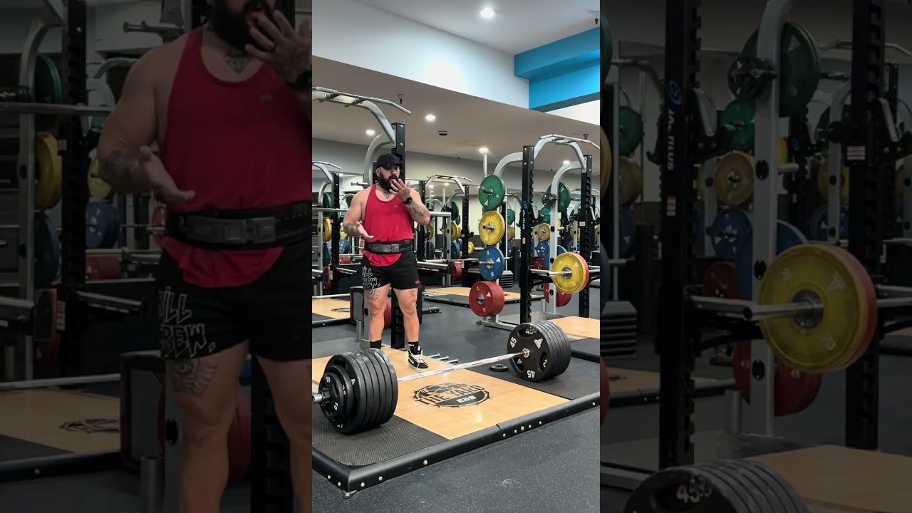 Come deadlift a heavy double with me 
