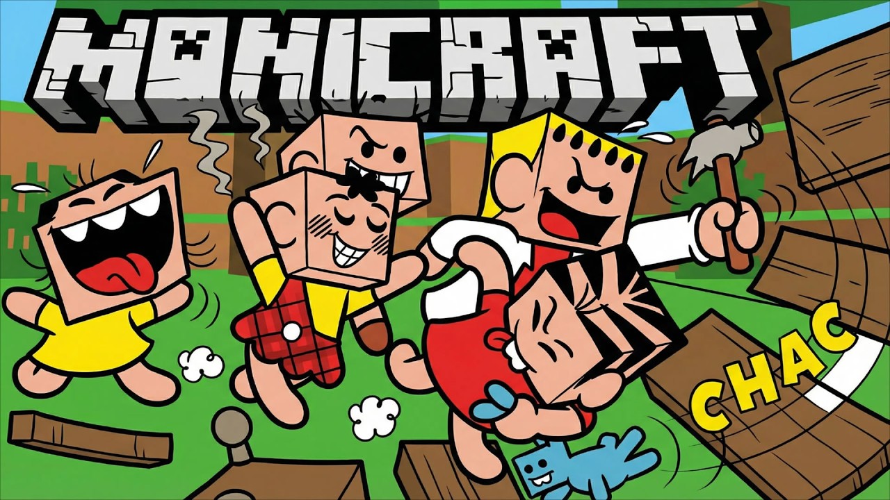 TURMA DA MÔNICA NA ONDA DO MINECRAFT | CASOS CURIOSOS SOBRE A TURMA DA MÔNICA