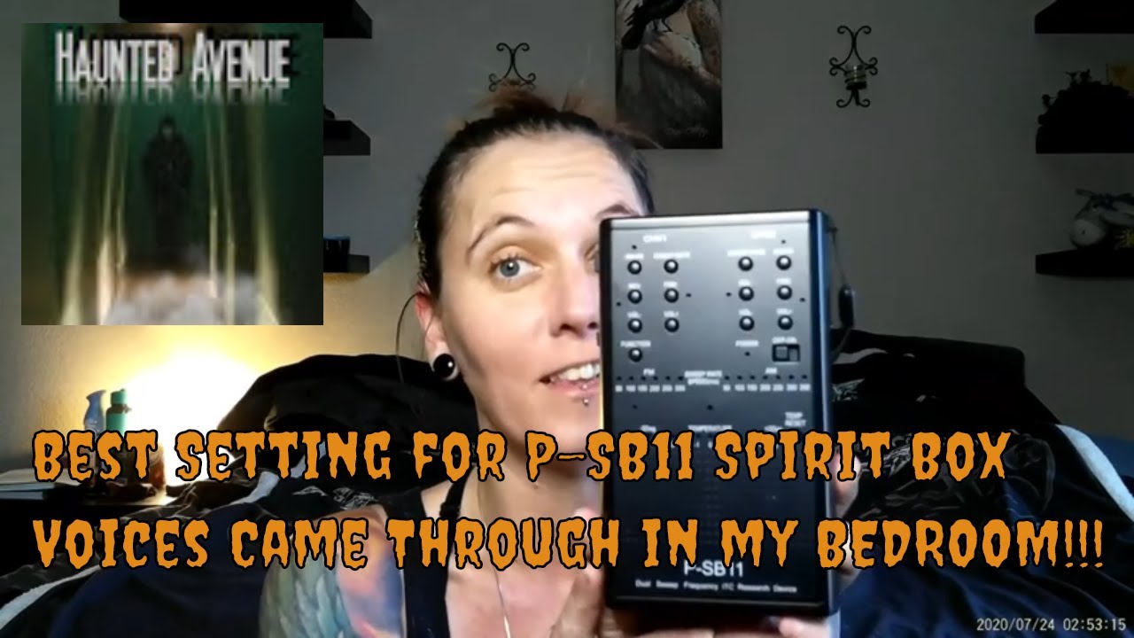 Лучшая настройка для Spirit Box P-SB11 | Голоса Spirit Box в моей комнате!!