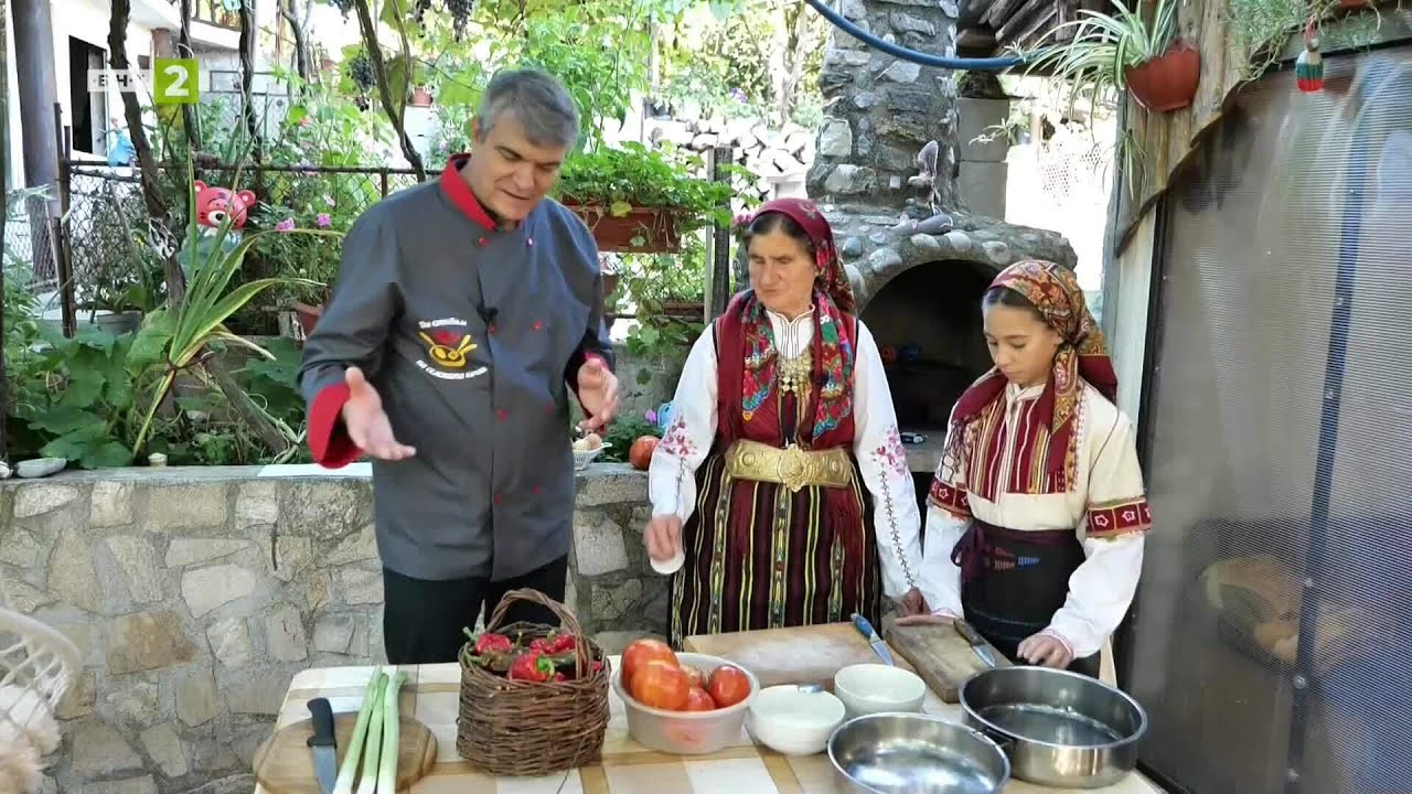Есенна пърженица и чорба с матен праз от с. Брежани - 