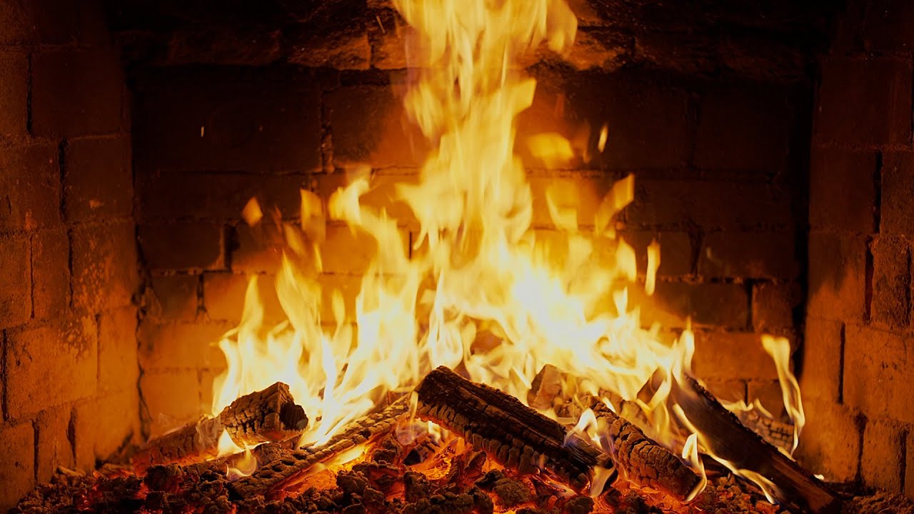 🔥 Cozy Fireplace 4K. Fireplace with Crackling Fire Sounds. Fireplace 4K UHD