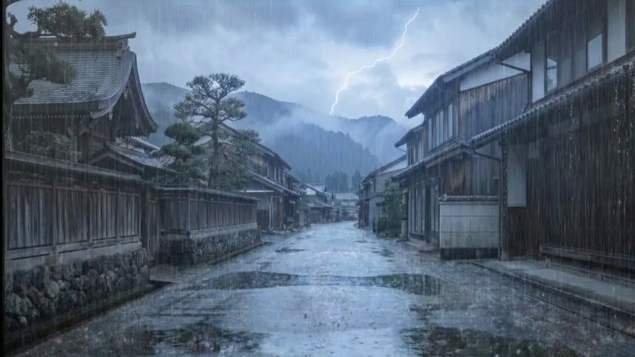 Sleep Guaranteed Tonight!!! 3 Minutes of Intense Rain & Deep Thunder
