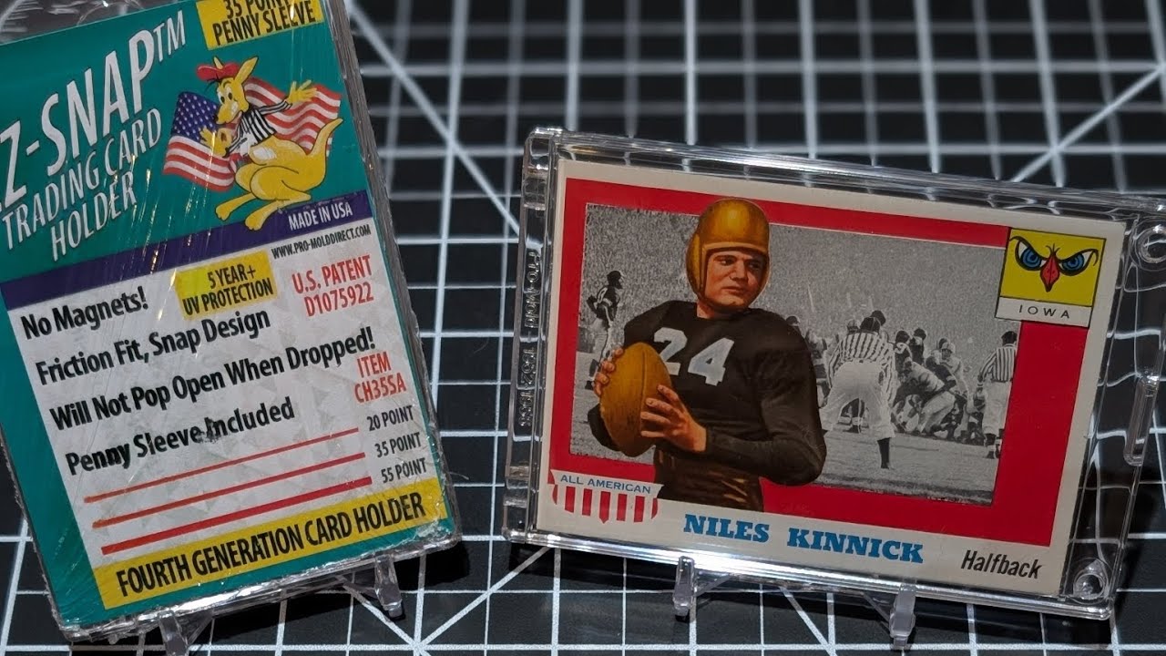 Pro-Mold EZ-Snap Trading Card Holder Quick Review!!