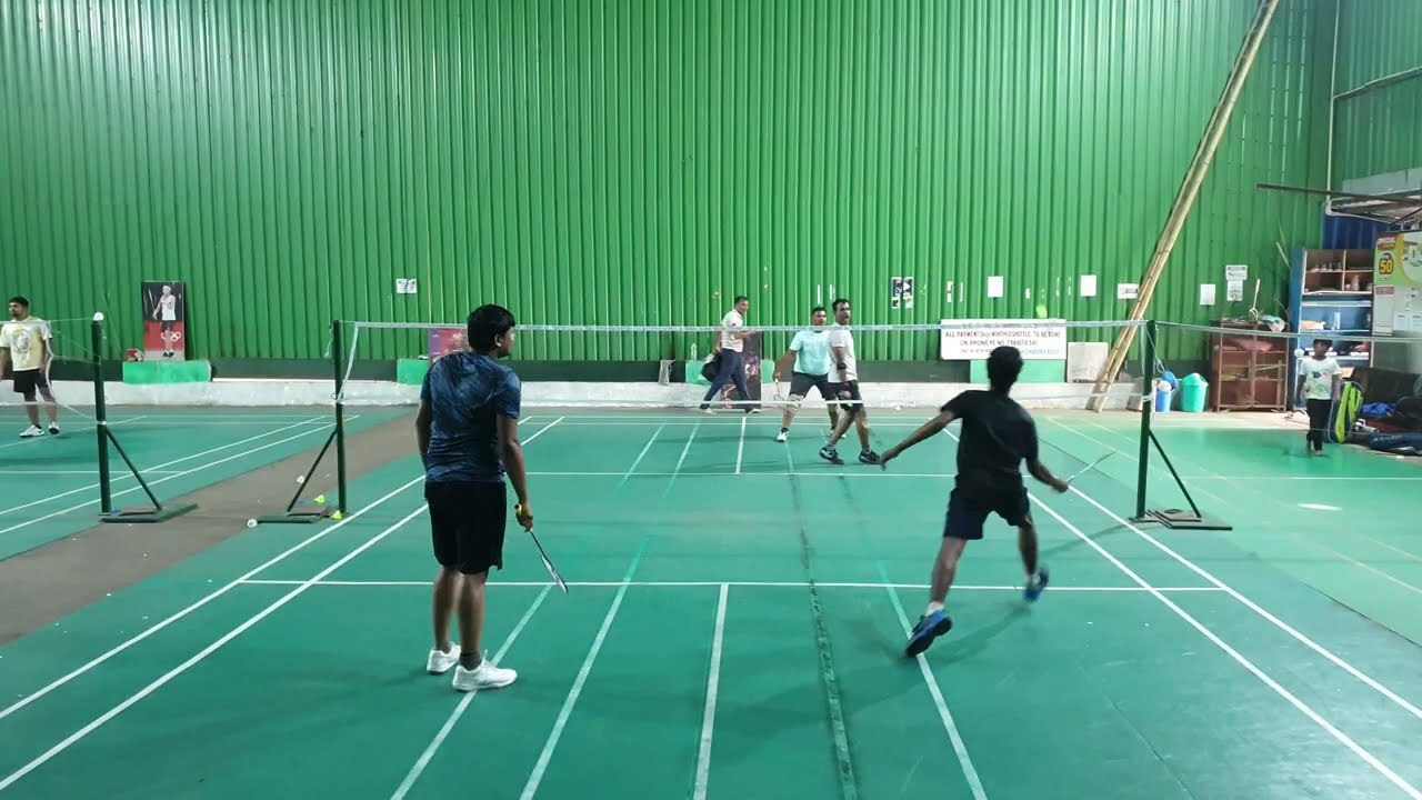 Santosh & Soumya VS Saumya & Ashok |Thirdcourt |Badminton |MensDoubles |ClubBadminton |YonexMavis350