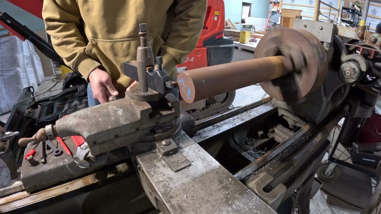 Turning a Custom Bushing using a VINTAGE Lathe