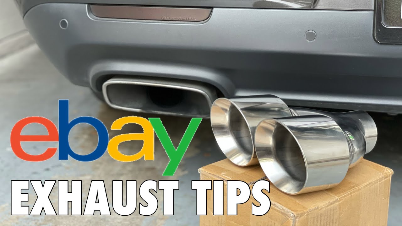 Installing EBAY 4” inch Quad Tips on My Dodge Challenger Scatpack