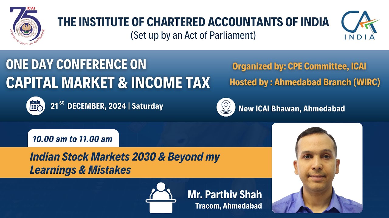 Mr. Parthiv Shah on Indian Stock Markets 2030 & Beyond my Learnings & Mistakes