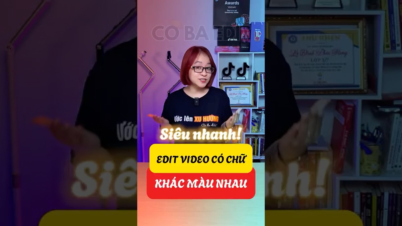 Cách Edit Video Chữ Màu Này, Chữ Màu Kia