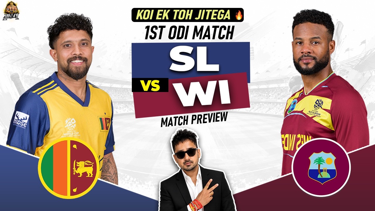 WI vs SL 1st ODI Match 2026 Preview | West Indies vs Sri Lanka Prediction | Today Cricket Prediction