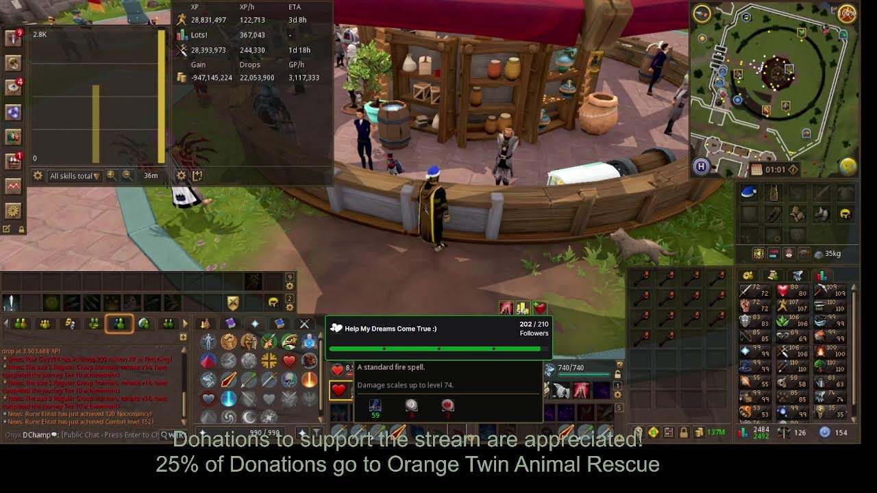 RuneScape Livestream. Come Chill and Watch