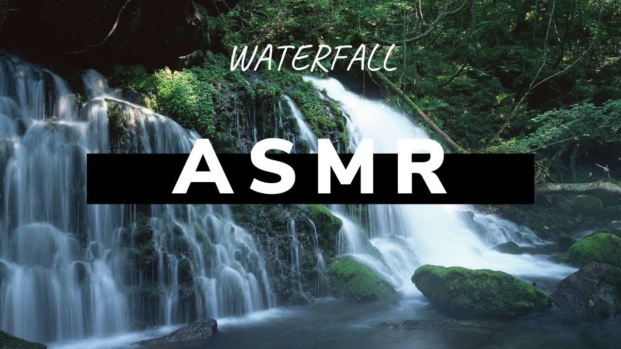 30 MINUTES of Waterfall sounds for SLEEPING and RELAXING  | ASMR sounds