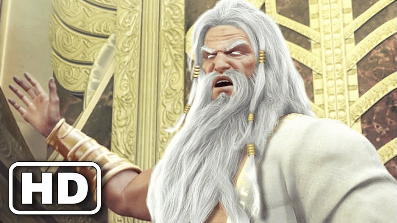 God of War 2 - Kratos Vs Zeus Final Boss Fight (4K ULTRA HD)