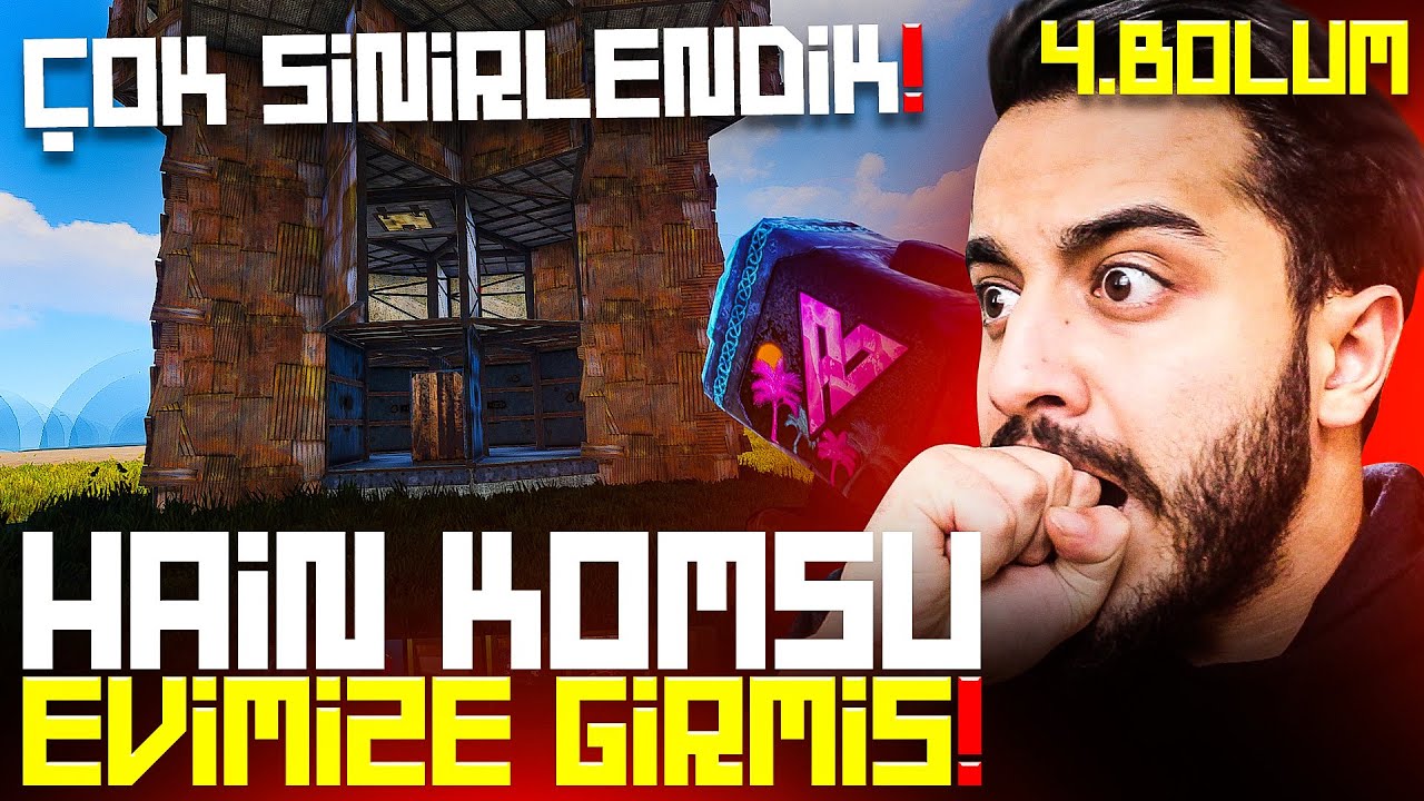 2 DAKİKA LOOT YAPMAYA GİTTİK EVİMİZE GİRDİLER! ŞOK OLDUM! Rust 4. Bölüm