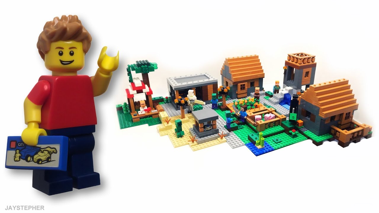 LEGO Minecraft: The Village 21128 Exploration And Unboxing