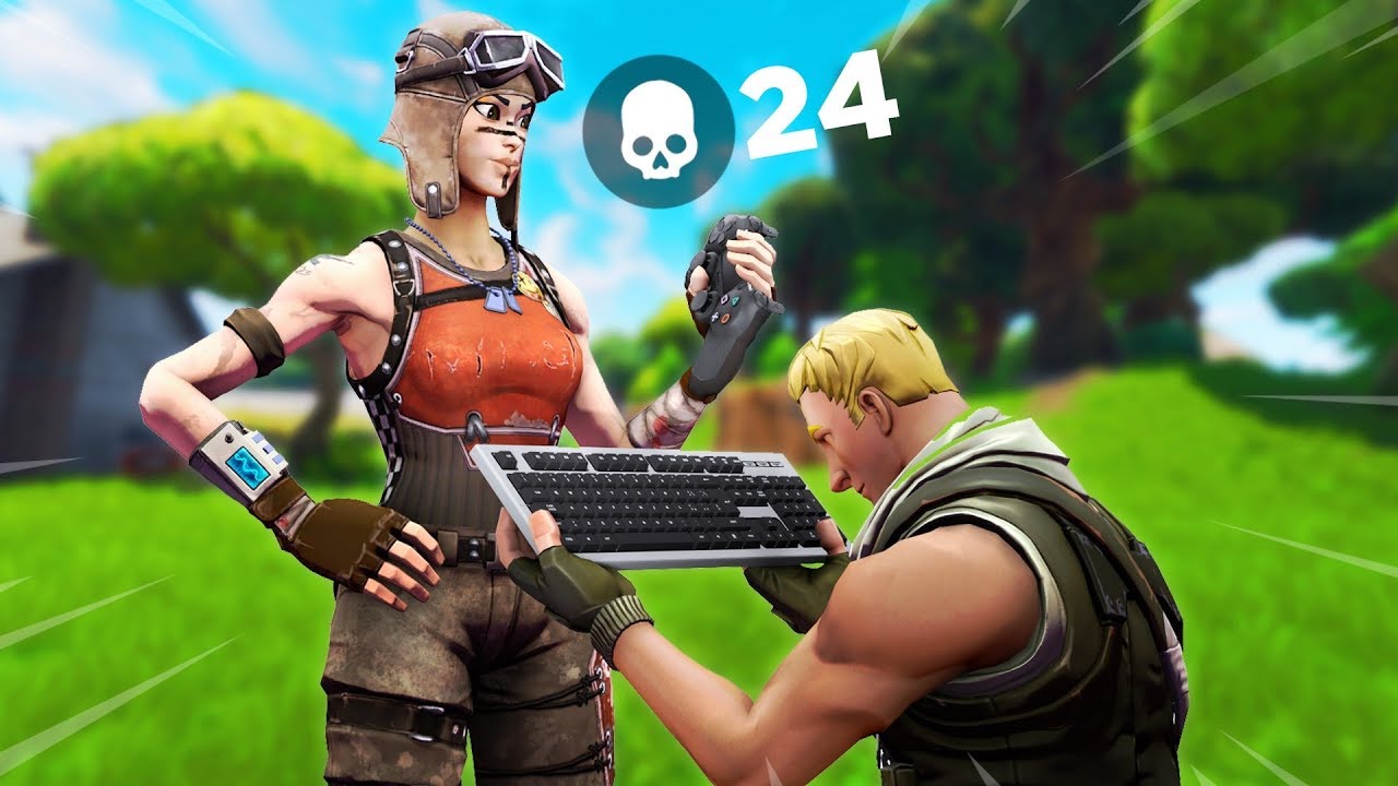 Insane 24 Kill Solo Squads | Controller vs PC