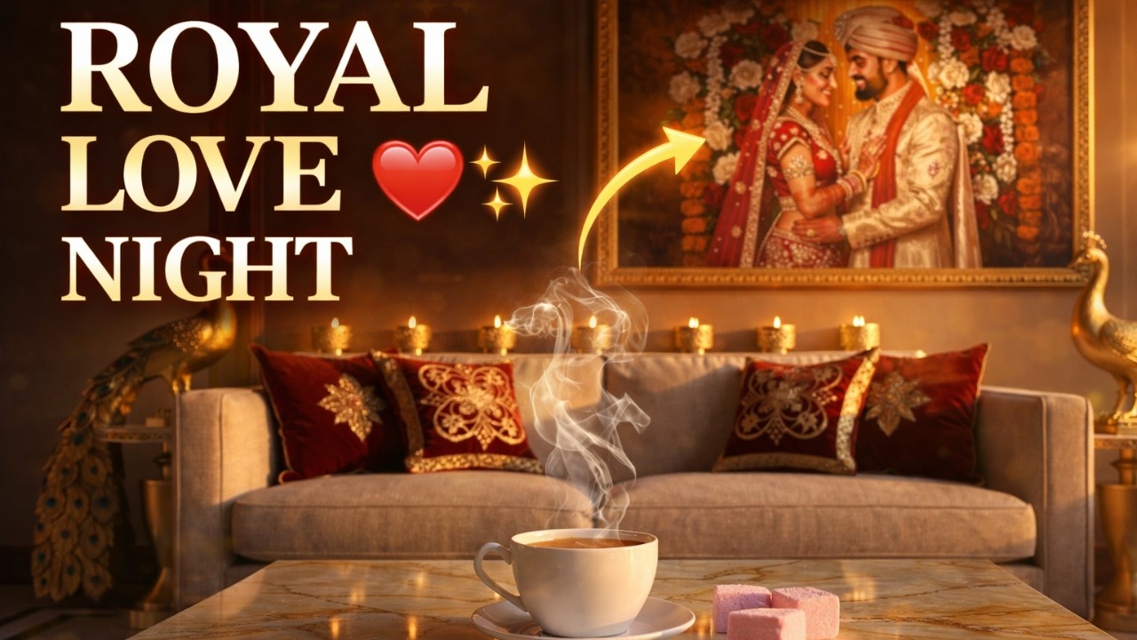 Indian Luxury Love Ambience ❤️✨ 5 Hours Romantic Chai Sunset | Valentine’s Special