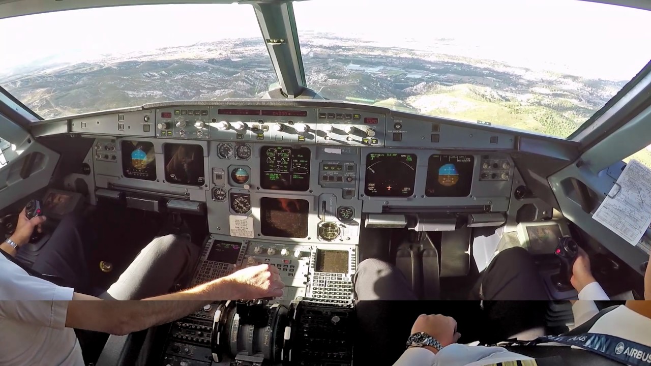 Marsailles LFML Cockpit view landing