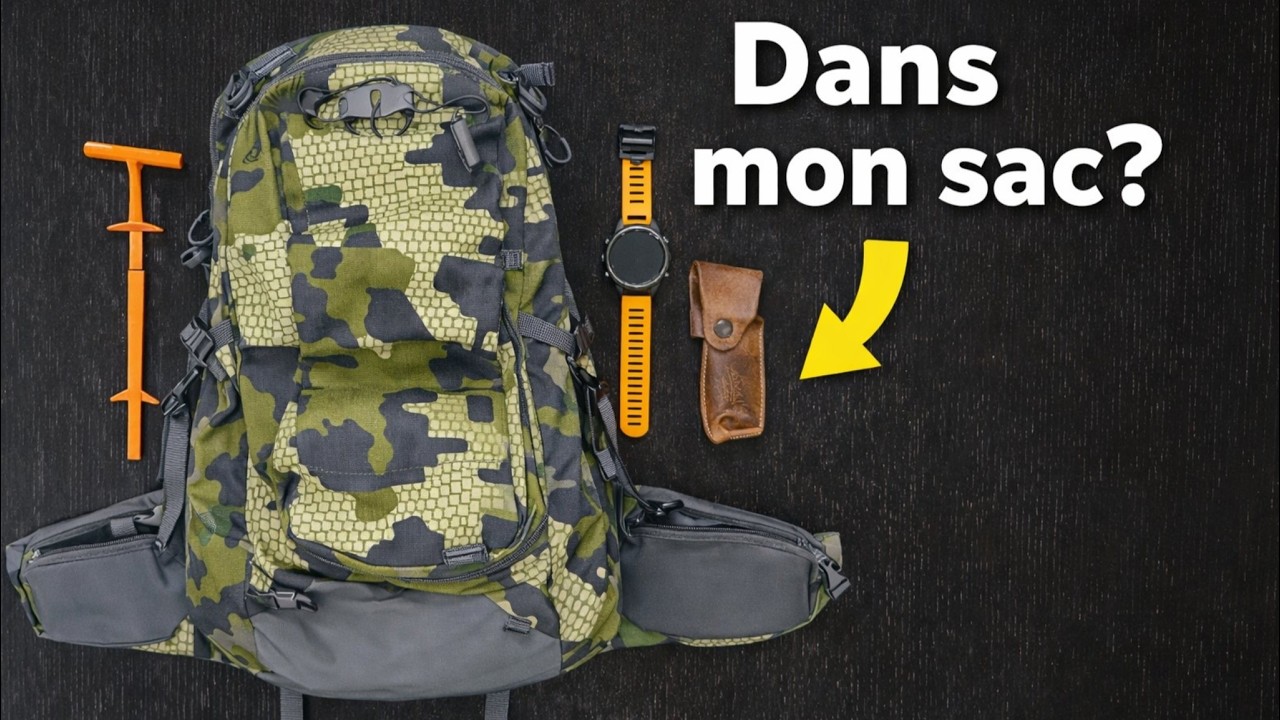 Chasse à l’approche en montagne : ce que j’emporte dans mon sac