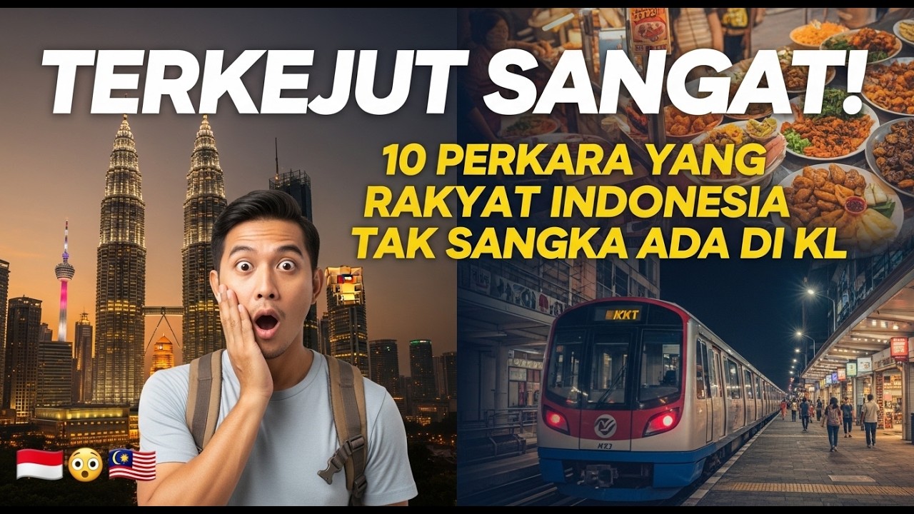 HEBOH! Rakyat Indonesia Datang KL Dan Terkejut Dengan 10 Perkara Ini