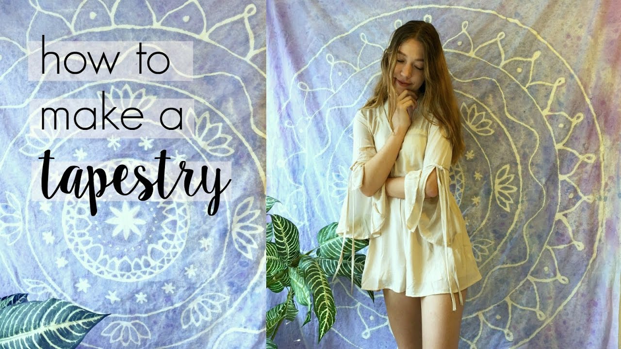 DIY Batik Mandala Tapestry 