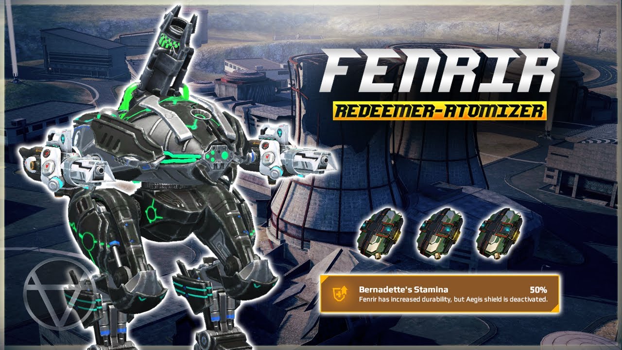 [WR] 🔥 Cryptic Redeemer Atomizer FENRIR - Gameplay | War Robots
