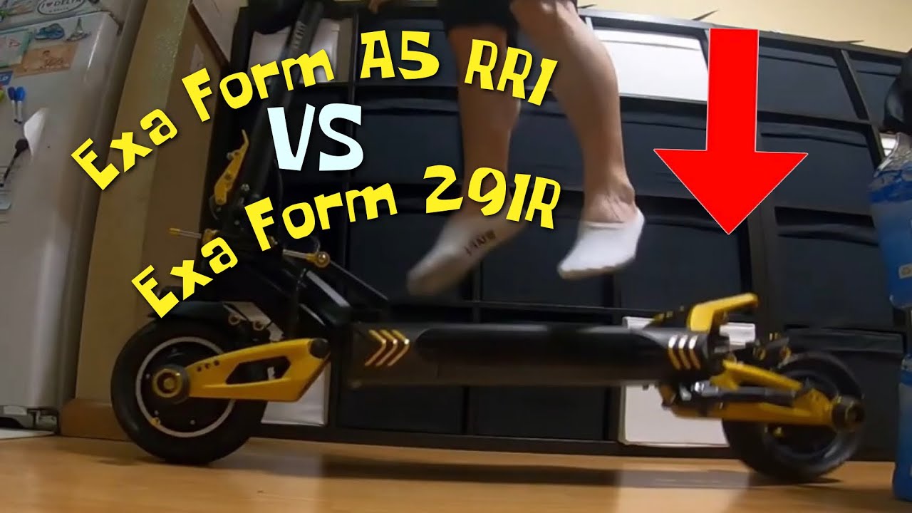 EXA Form A5 RR1 Dual Air Vs EXA Form 291R /Vsett 10+ /Electric Scooter