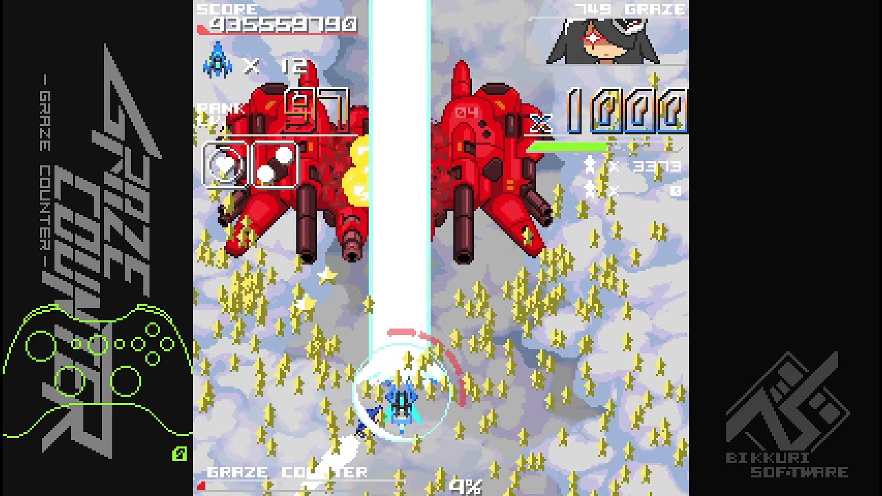 [WR(?)] Graze Counter - Expert Pacifist 1cc (1,008,107,370, Type-4)