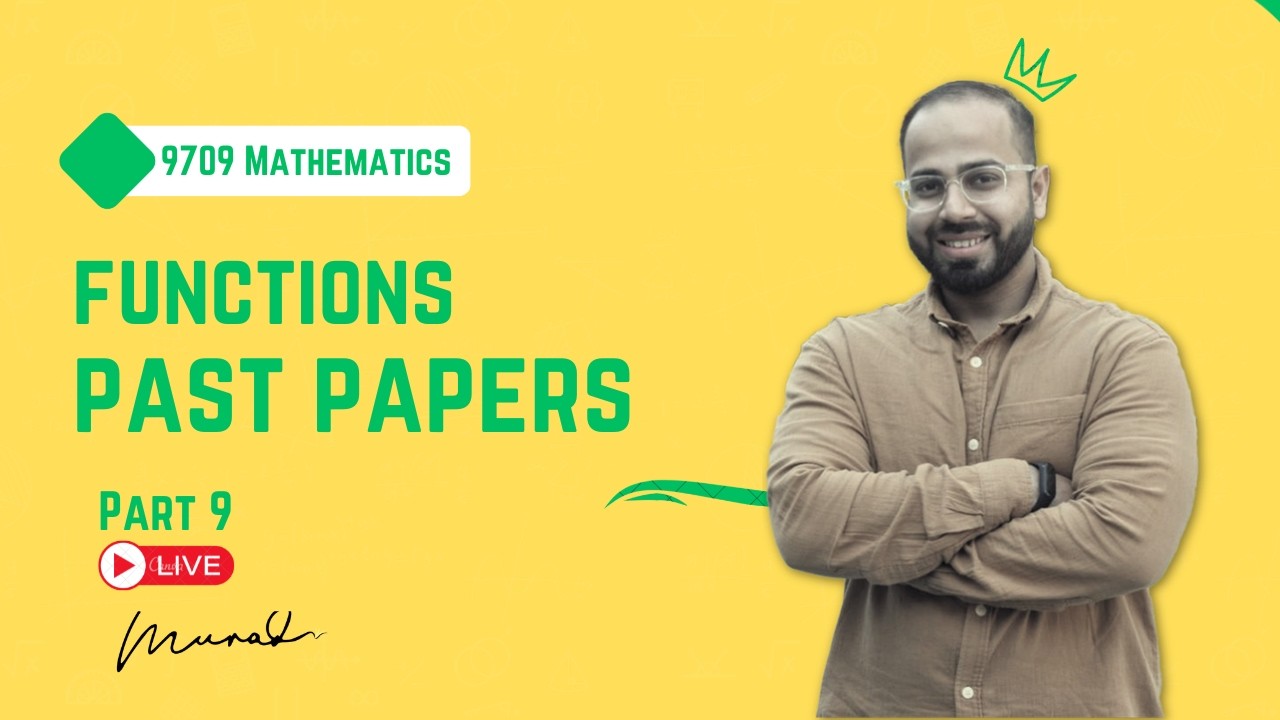AS Level Maths 9709 Functions - Past Paper Walkthrough (Paper 1) | MUST KNOW Questions