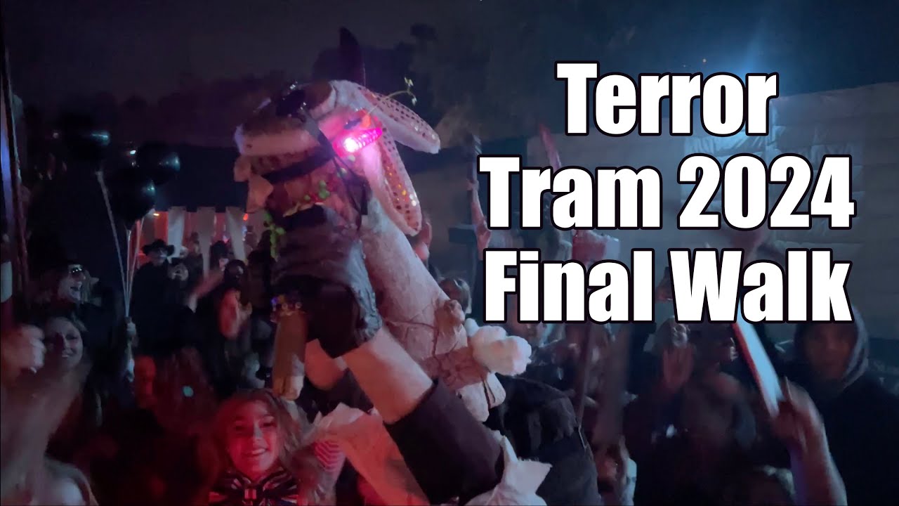 TERROR TRAM 2024 FINAL WALK - WRAP NIGHT - UNIVERSAL STUDIOS HOLLYWOOD HALLOWEEN HORROR NIGHTS