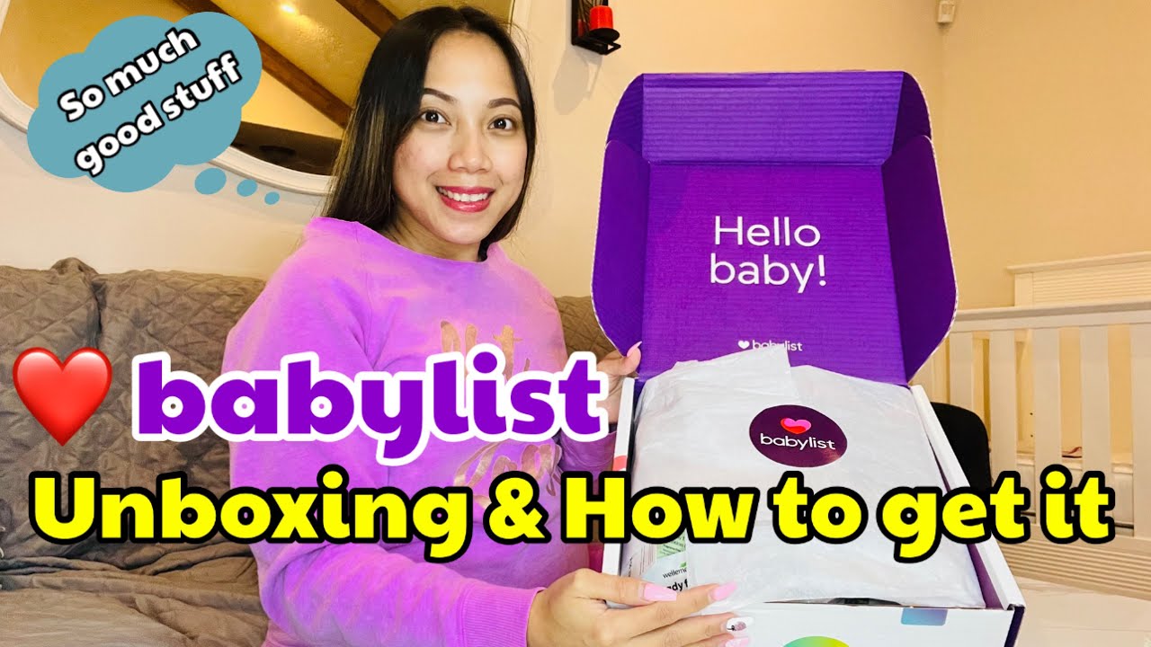 BABYLIST HELLO BABY BOX UNBOXING 2023 | Babylist Welcome Box