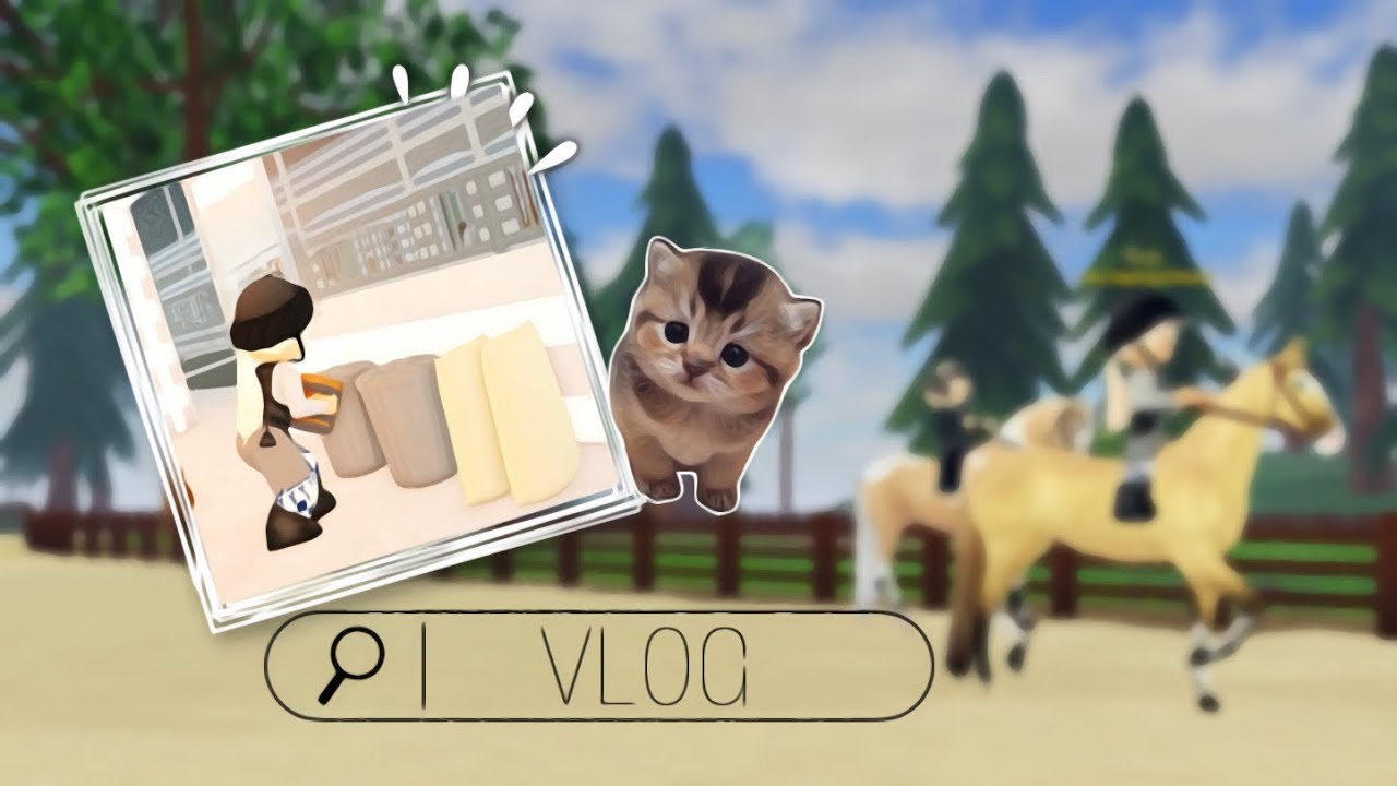  ★от ДЕННИКА до ИППОДРОМА★ RP VLOG  ★ KonnoBlog  ★ wild horse islands roblox  ★