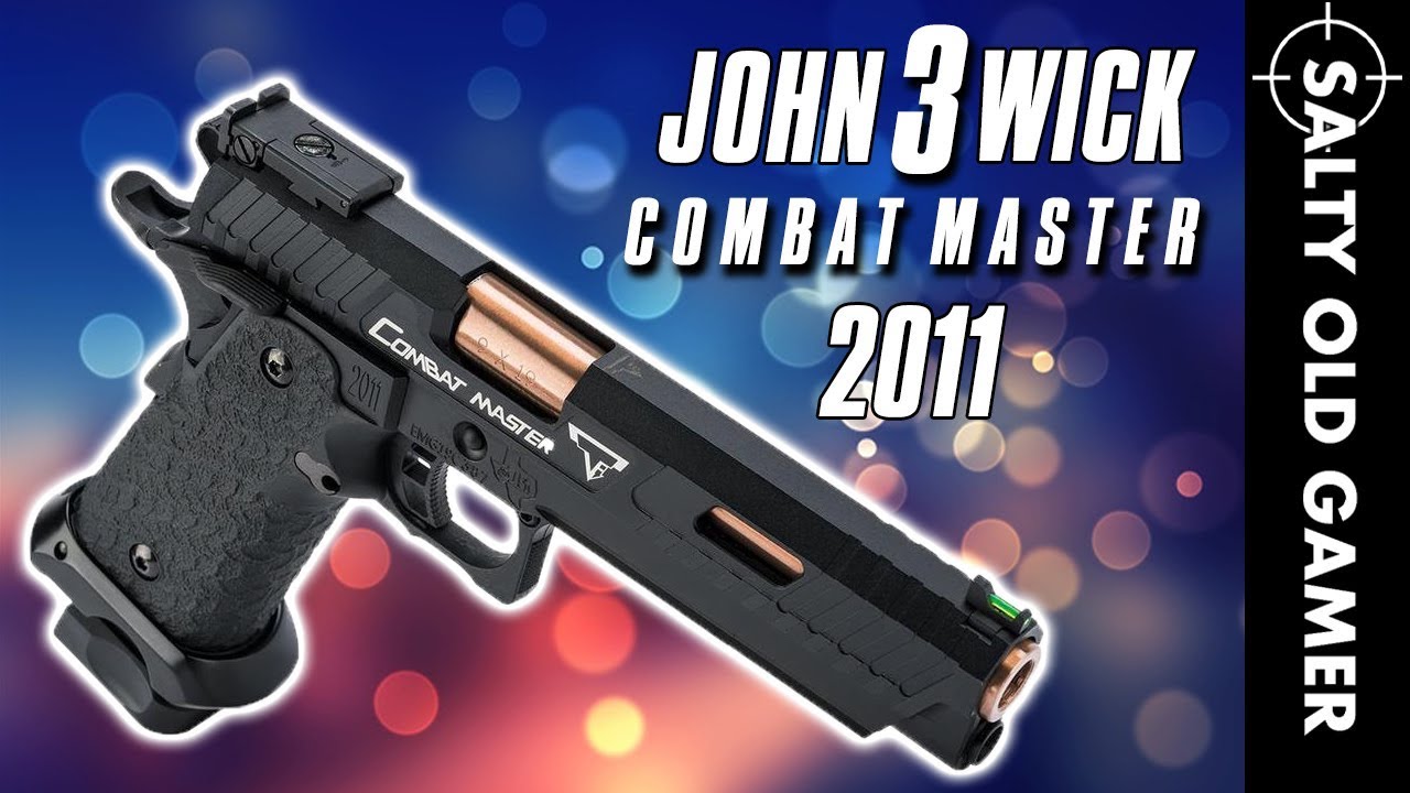 Official John Wick 3 EMG STI TTI COMBAT MASTER 2011 Hi-Capa | SaltyOldGamer Airsoft Review