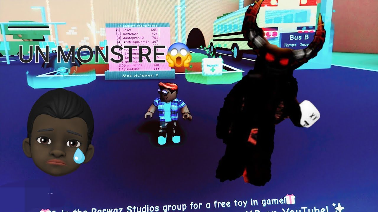 Un monstre dans la garderie sur roblox