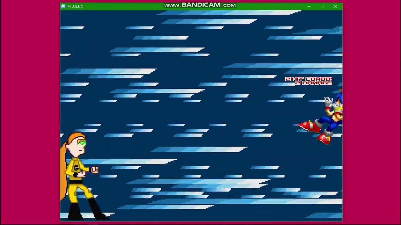 MUGEN REQUEST:Sonic vs Abby Archer|MUGEN ALL STARS 1.1B🍇