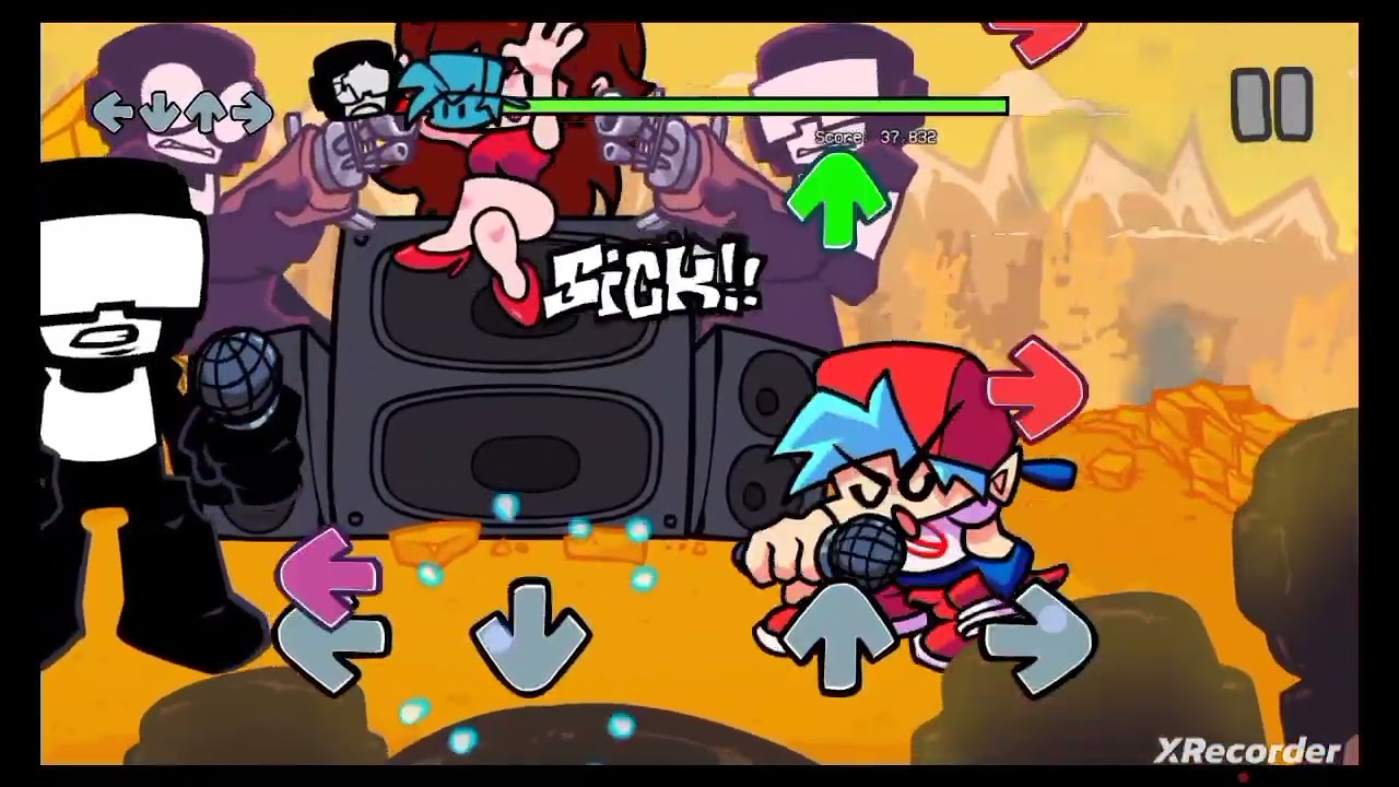 Jugando FNF takman xD
