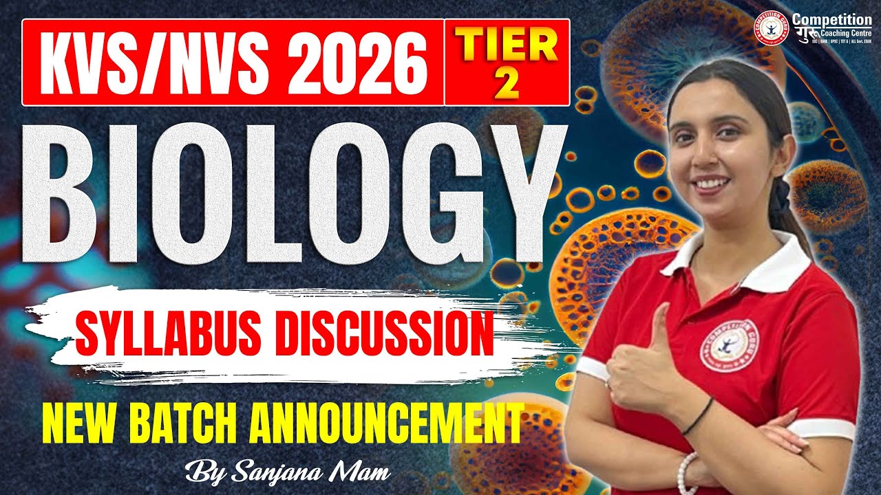 KVS & NVS 2026 Tier-2 | PGT Biology Full Syllabus Explained | KVS Biology Coaching | Exam Strategy