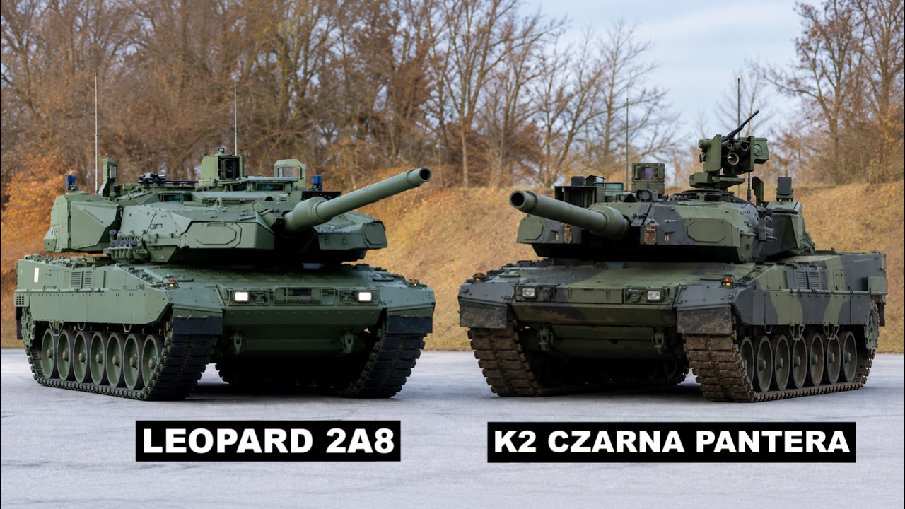 K2 kontra Leopard 2A8: ten sam kaliber, dziesięć ton r&oacute;żnicy i jeden test, kt&oacute;ry rozstrzygnął