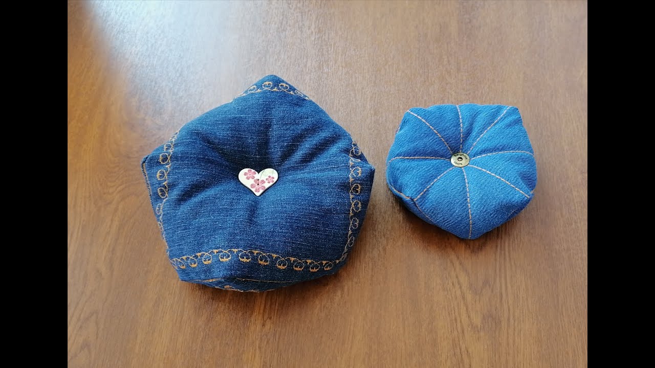 Игольницы  из старых джинсов.